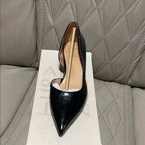 Naturalizer Gallent Black Patent Pointy Toe Pump
